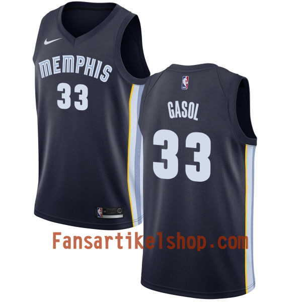 NBA Memphis Grizzlies Trikot Marc Gasol 33 Nike 2017-18 marineblau Swingman - Herren NBA Memphis Grizzlies Trikot Marc Gasol 33 Nike 2017-18 marineblau Swingman - Herren